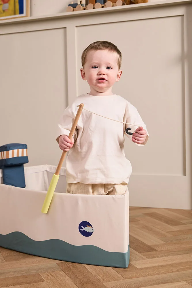 Kid's Concept Fischerboot mit Angelset, 117x60x27cm
