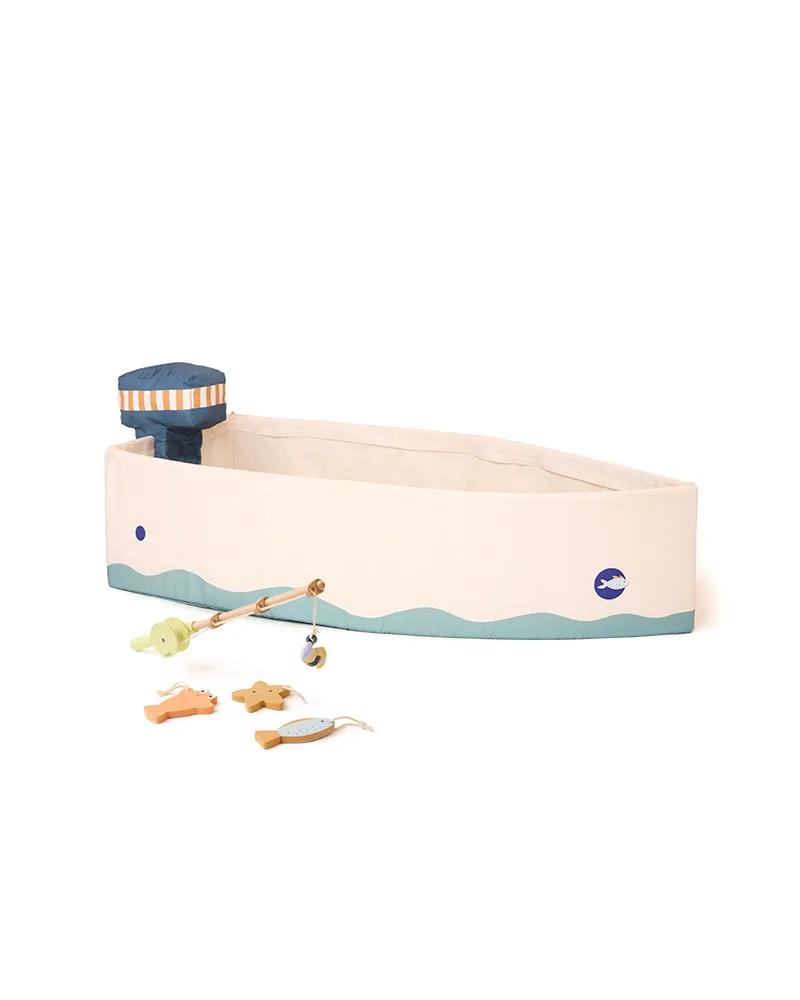 Kid's Concept Fischerboot mit Angelset, 117x60x27cm
