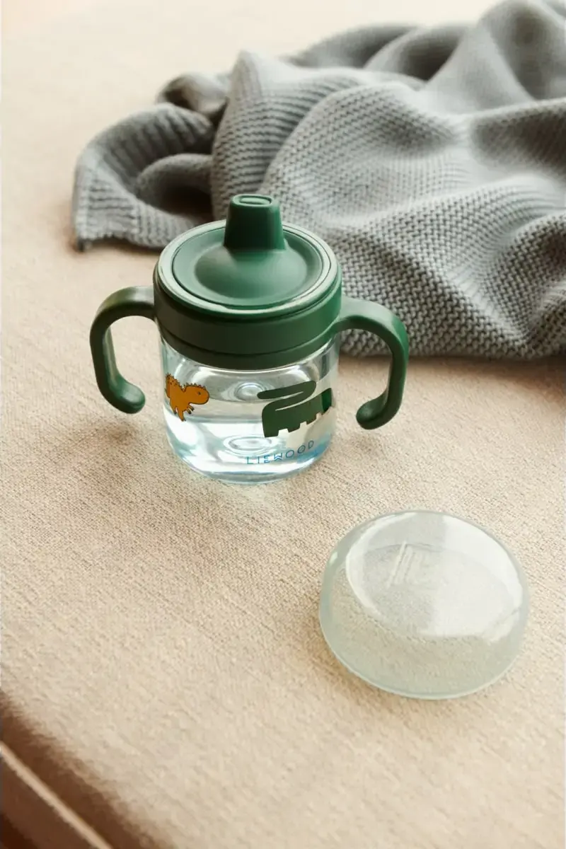 Liewood Baby-Trinkbecher Kylo „Dinosaurs / Mist“
