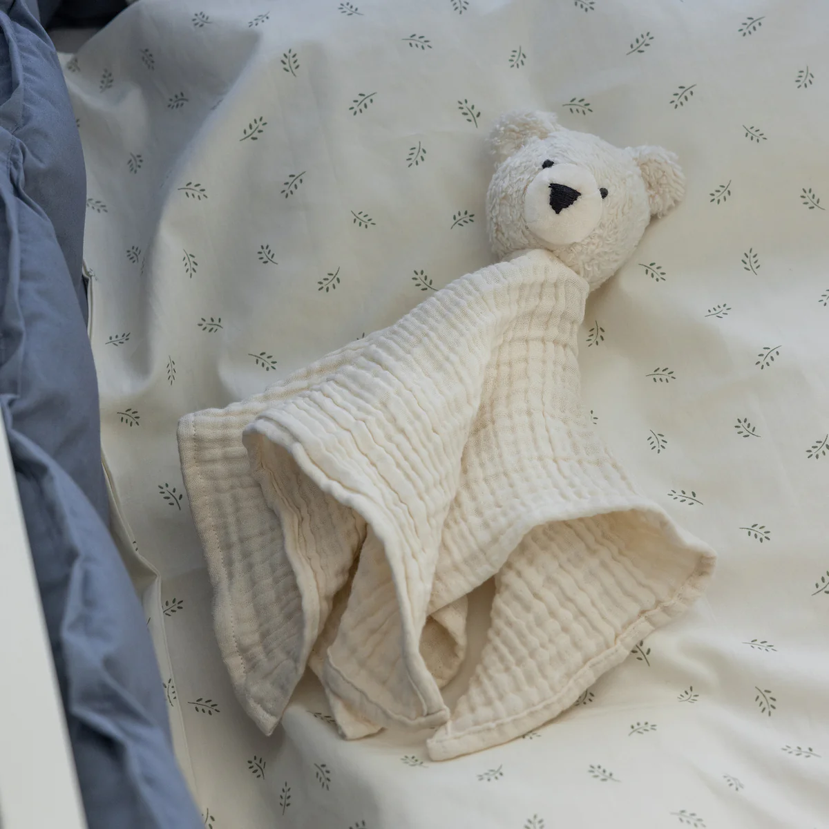 Sebra Schmusetuch Beary der Eisbär, natur