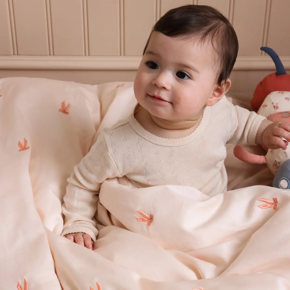 Cam Cam bestickte Baby Bettwäsche „Bows“