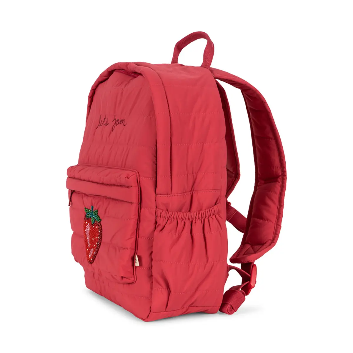 Konges Sløjd Glitzer-Kinderrucksack Juno „Raspberry Wine“