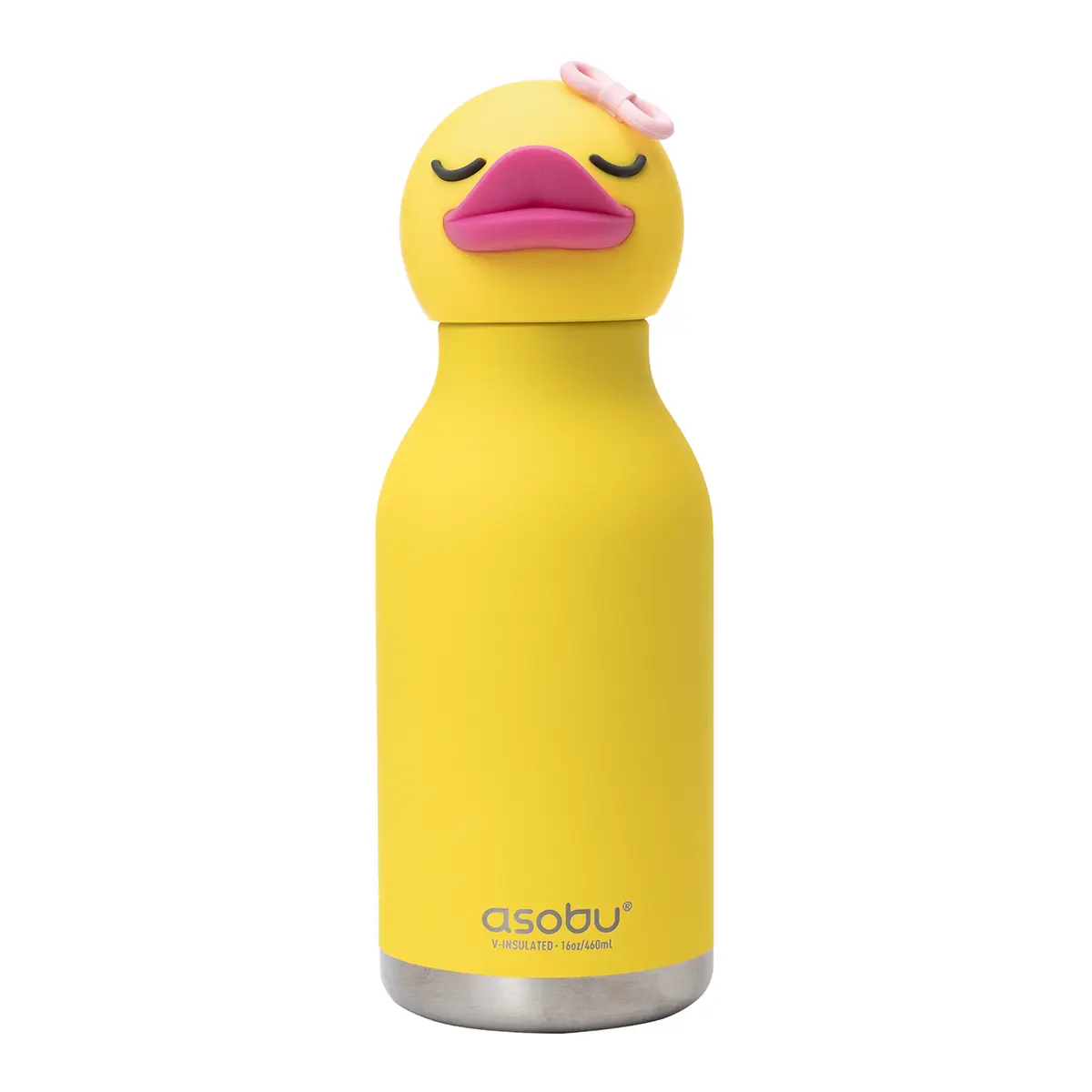 ASOBU Bestie Trinkflasche „Bryn die Ente“, 460 ml