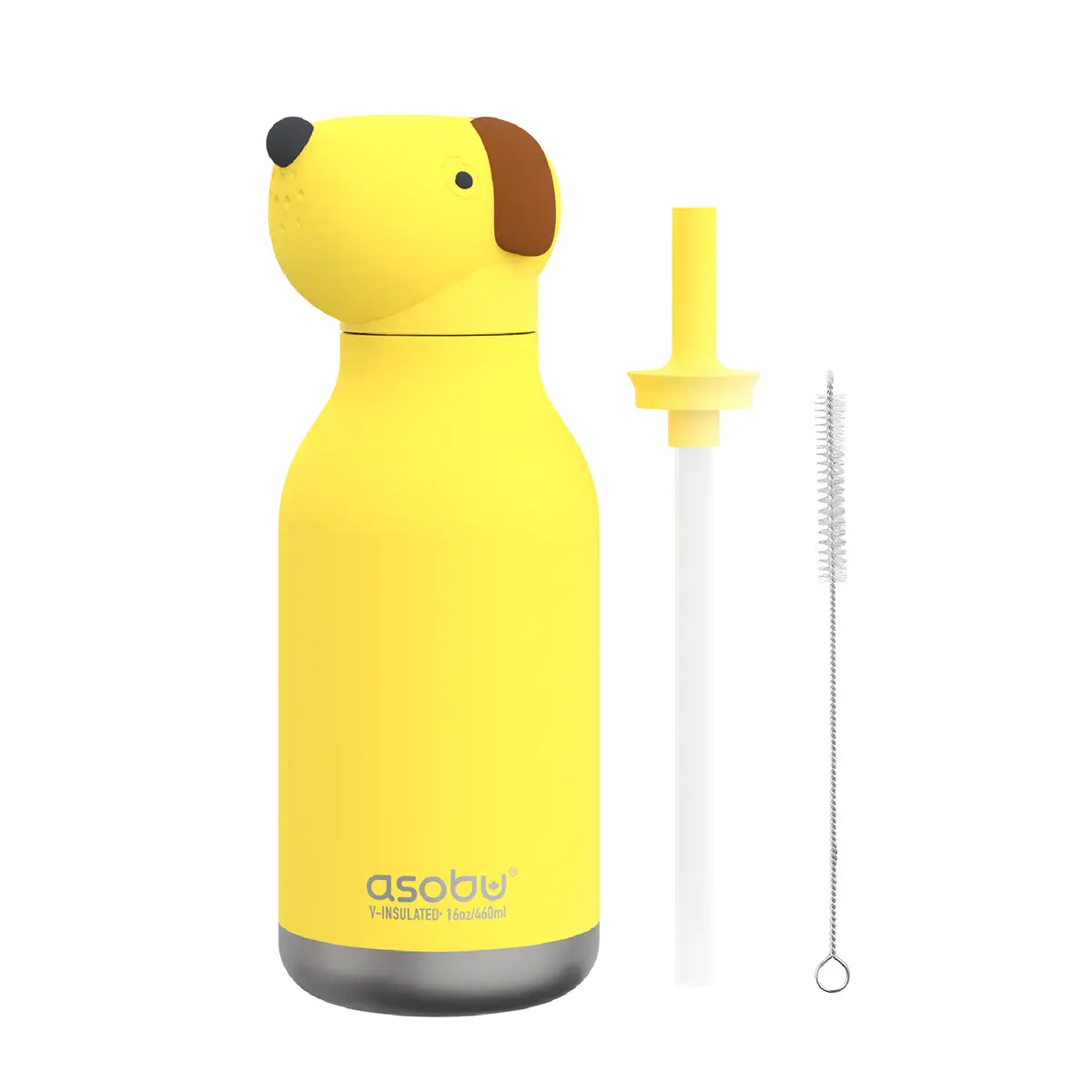 ASOBU Bestie Trinkflasche „Duke der Hund“, 460 ml