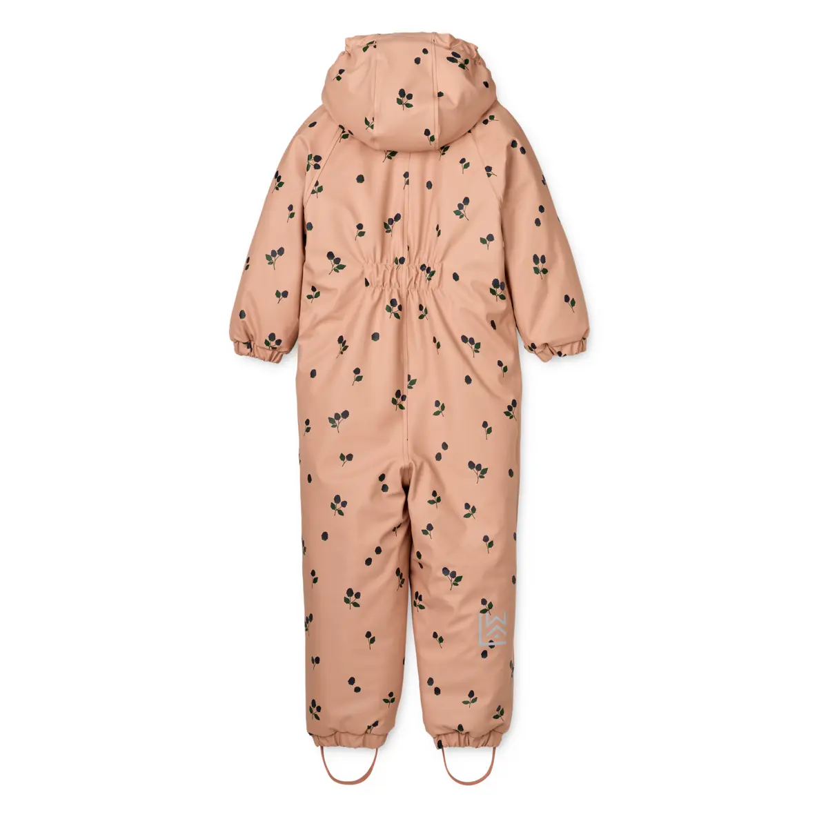Liewood PU Regenanzug Maddy „Berry / Pale tuscany / Embroidery“ Matschanzug mit Kapuze