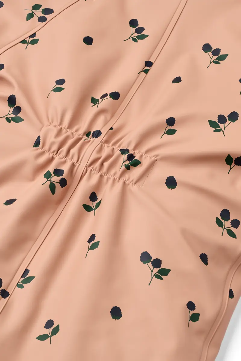 Liewood PU Regenanzug Maddy „Berry / Pale tuscany / Embroidery“ Matschanzug mit Kapuze