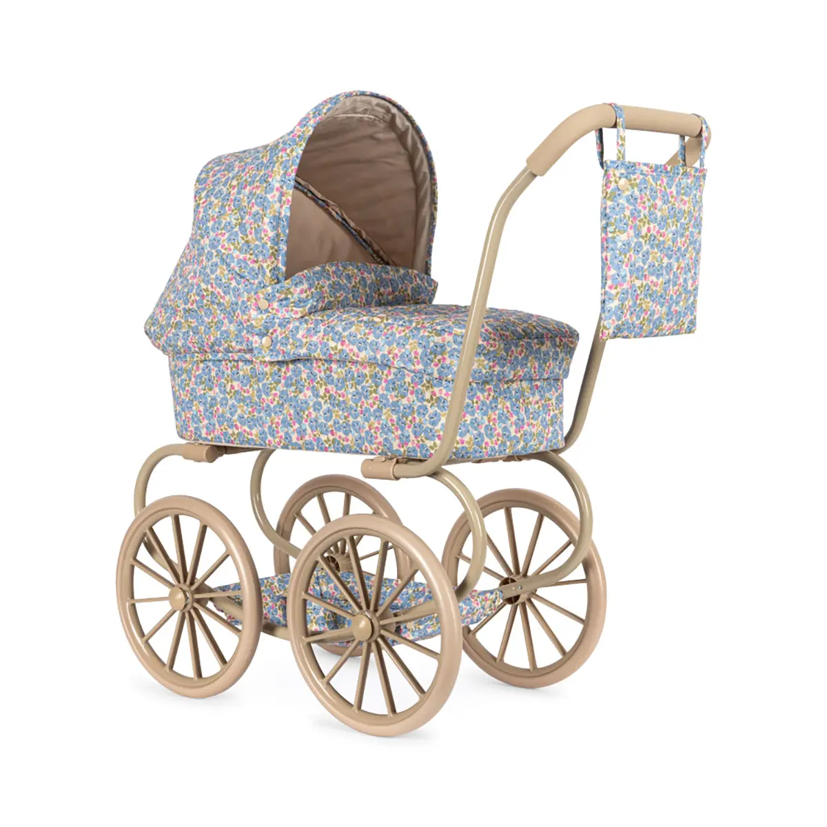 Konges Sløjd Minnie Puppenwagen Lulu „Fleur Rosier“, niedrige Version