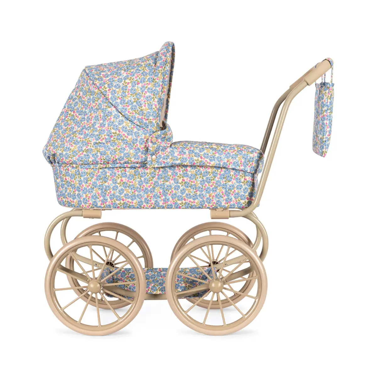 Konges Sløjd Minnie Puppenwagen Lulu „Fleur Rosier“, niedrige Version