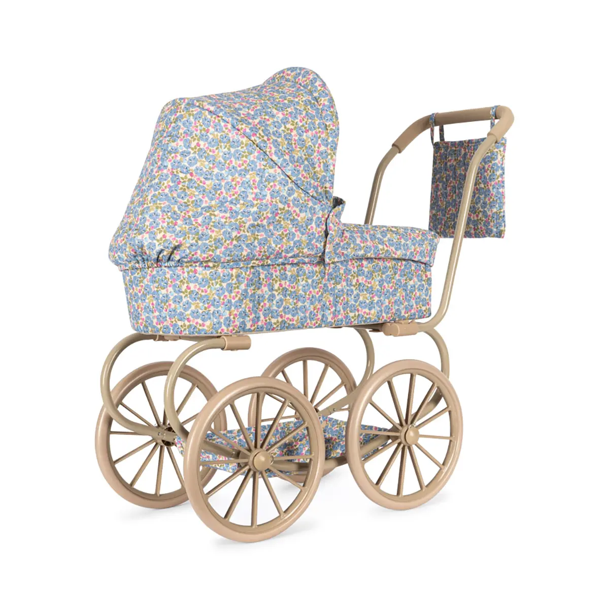 Konges Sløjd Minnie Puppenwagen Lulu „Fleur Rosier“, niedrige Version