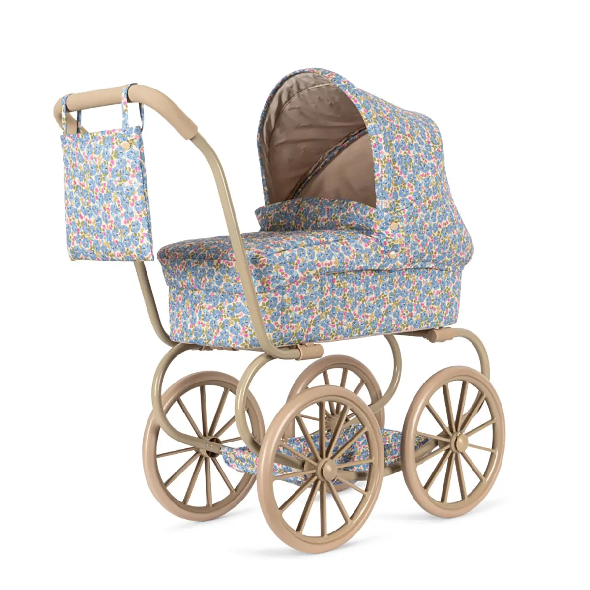 Konges Sløjd Minnie Puppenwagen Lulu „Fleur Rosier“, niedrige Version