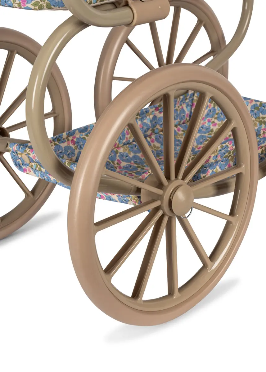 Konges Sløjd Minnie Puppenwagen Lulu „Fleur Rosier“, niedrige Version
