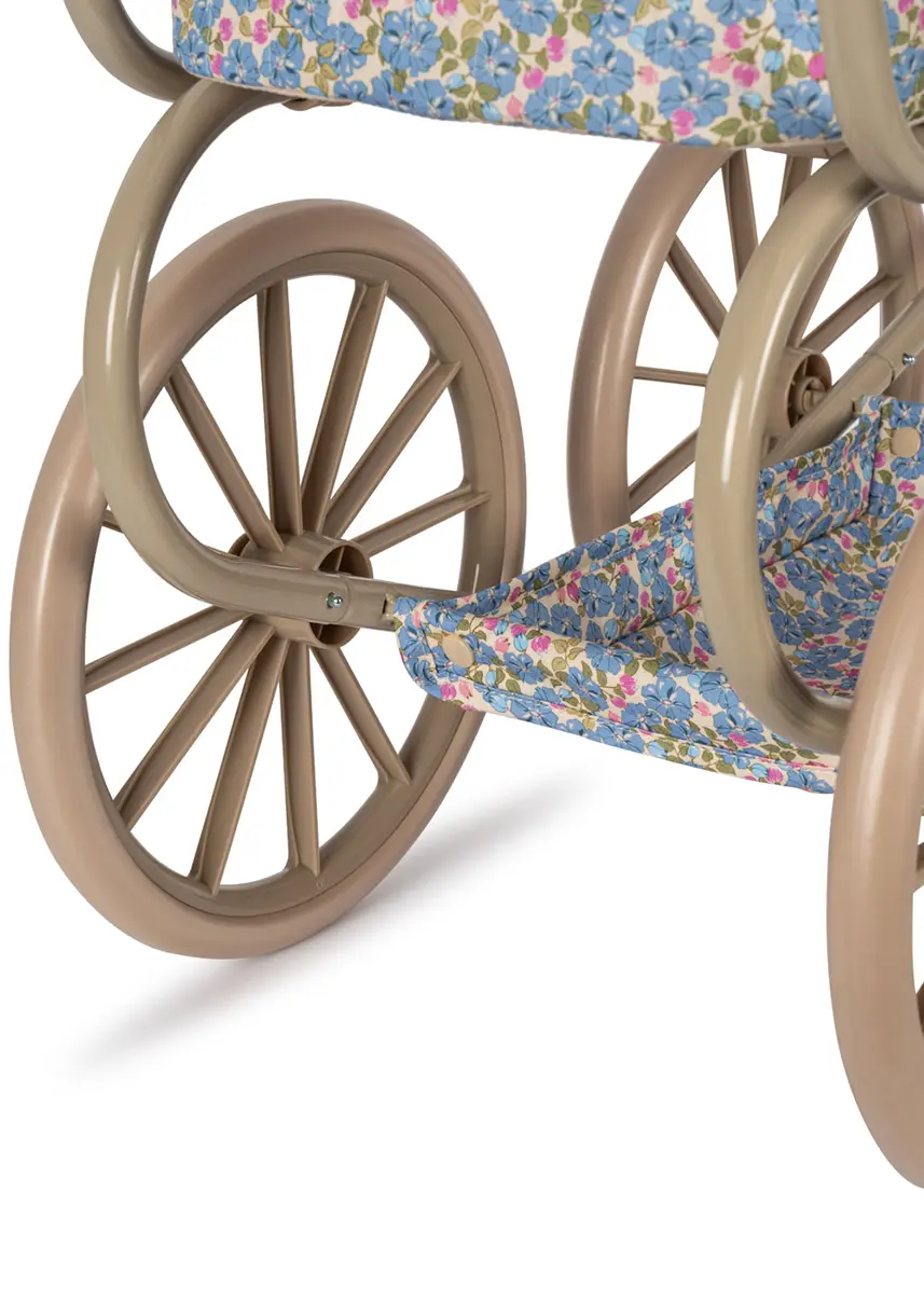 Konges Sløjd Minnie Puppenwagen Lulu „Fleur Rosier“, niedrige Version