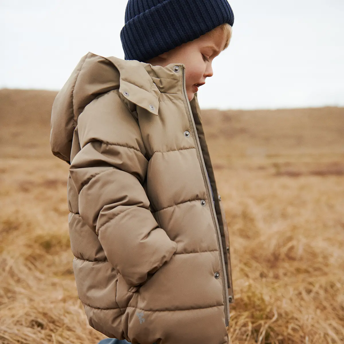 Wheat Puffer Jacke Gael „Grey Stone“