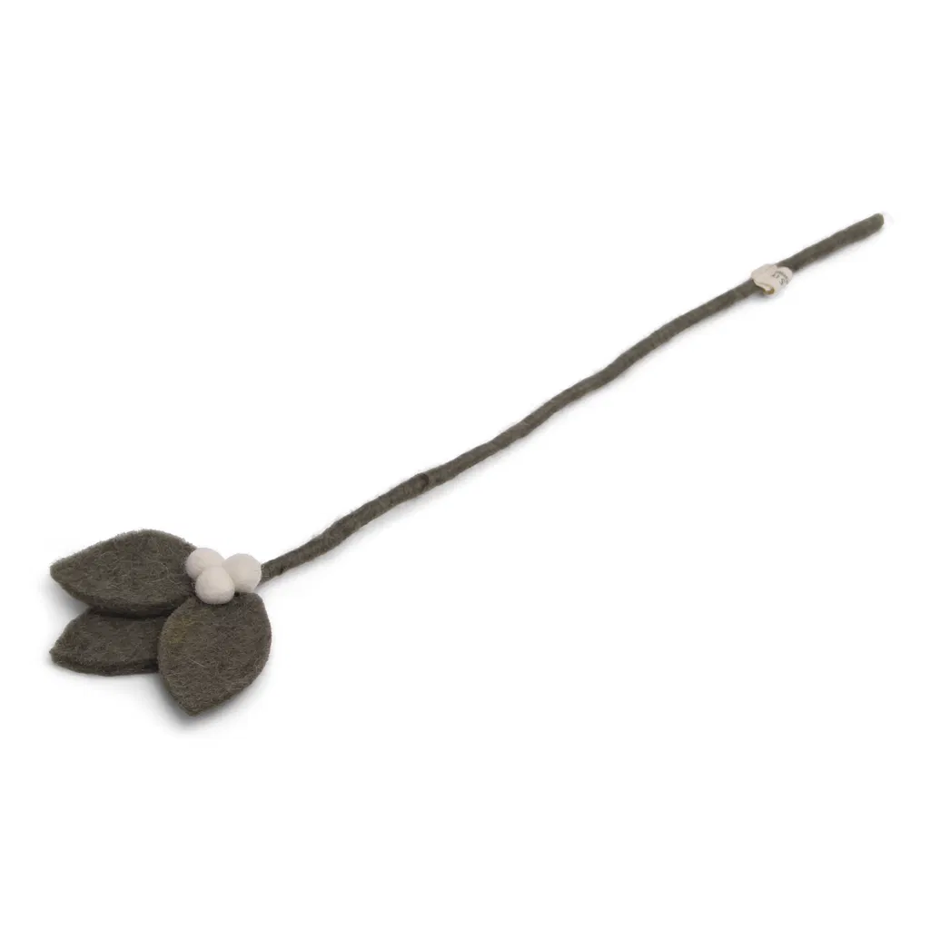 Gry & Sif Filzblumen Zweig „Mistel“