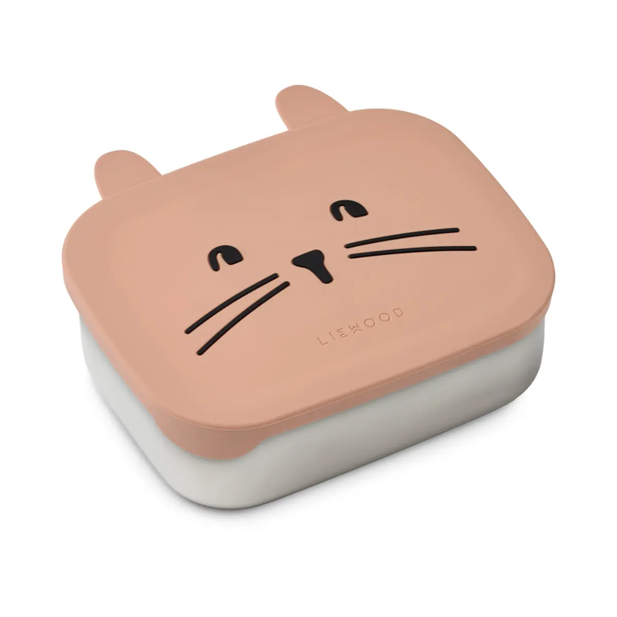 Liewood Arthur Lunchbox „Rabbit / Pale tuscany“, Edelstahl mit Silikon-Deckel