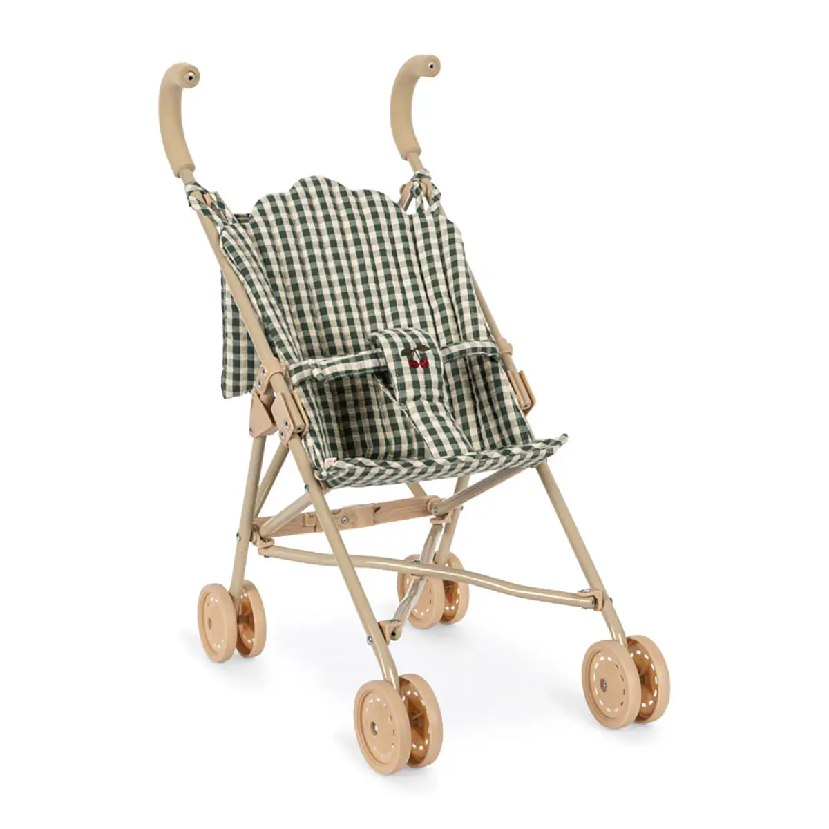 Konges Sløjd Puppen-Buggy „Smoke Pine Check“