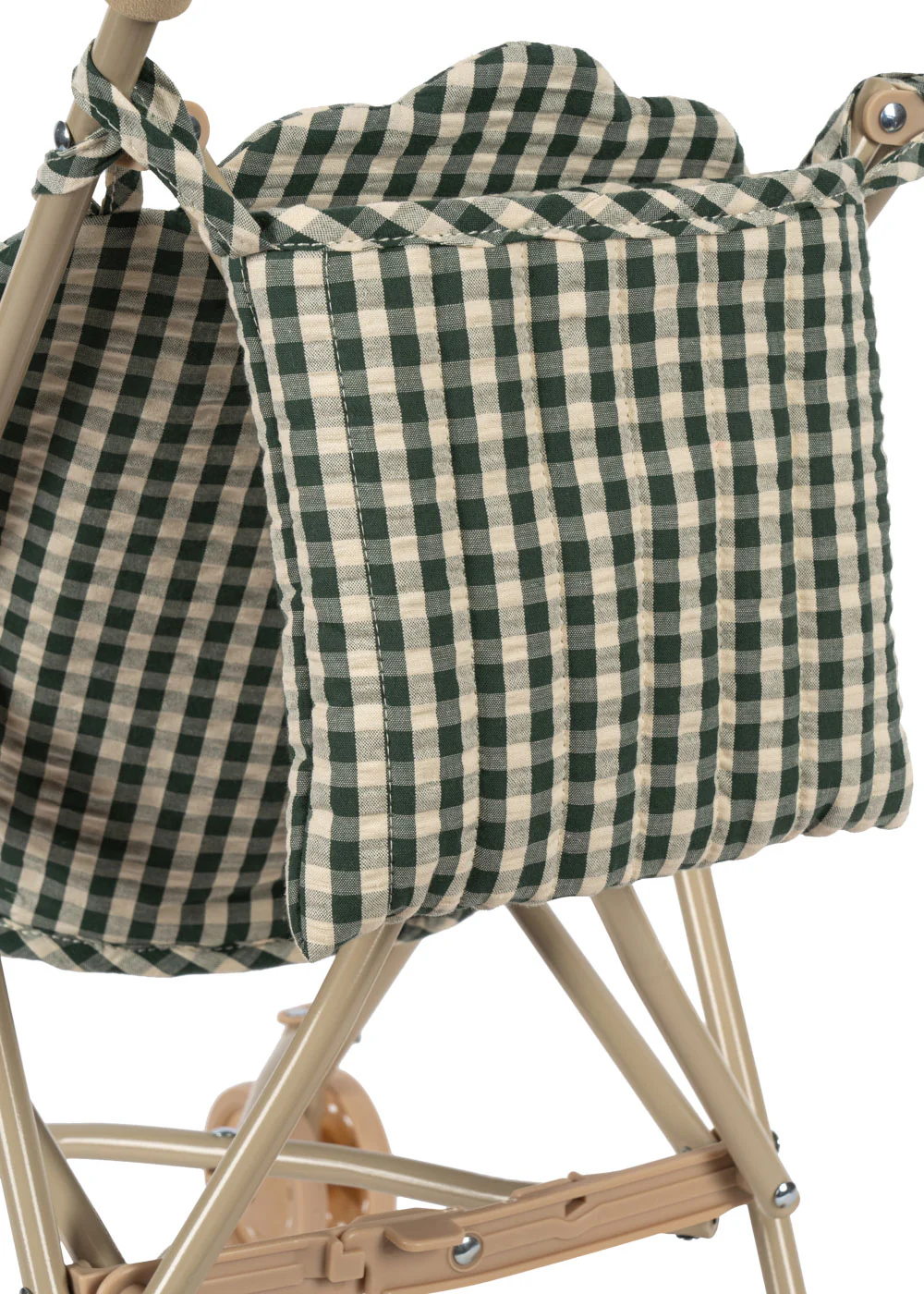 Konges Sløjd Puppen-Buggy „Smoke Pine Check“ – Bild 7