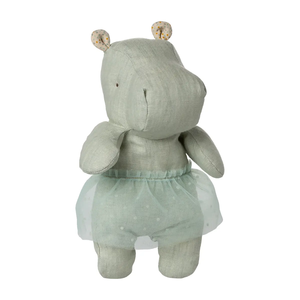 Maileg Safari Friends, Nilpferd mit Rock, Klein - mint, H23cm