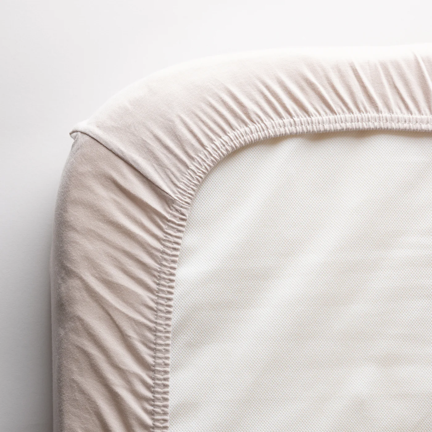 Sebra Jersey-Bettlaken, Baby, seabreeze beige, Bio-Baumwolle, 120x70cm