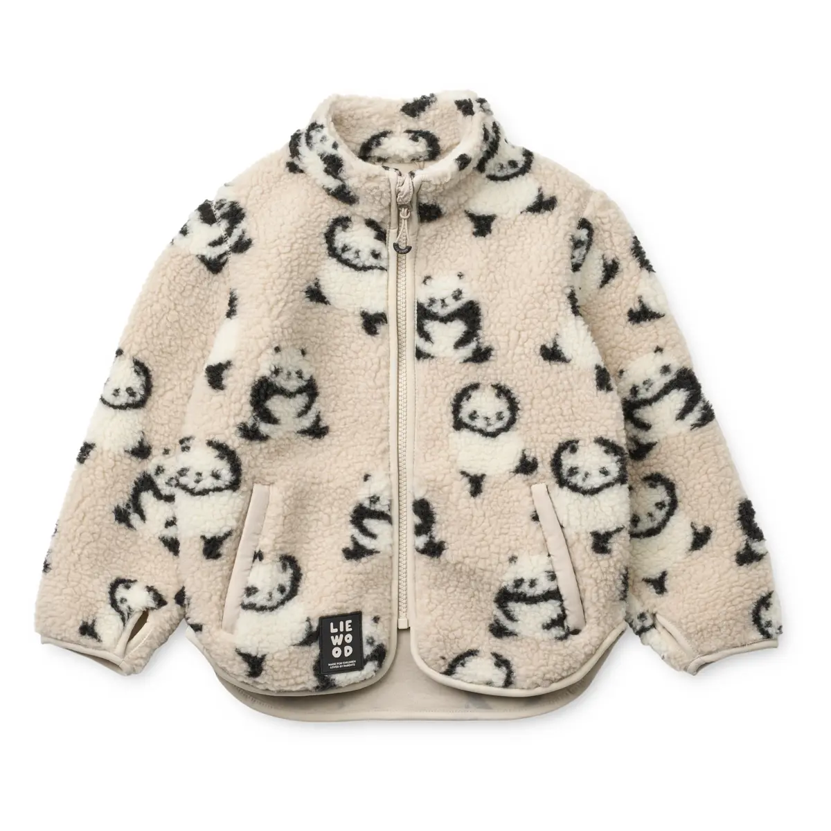 Liewood Nolan Sherpa Jacke für Kinder „Panda : Sandy“