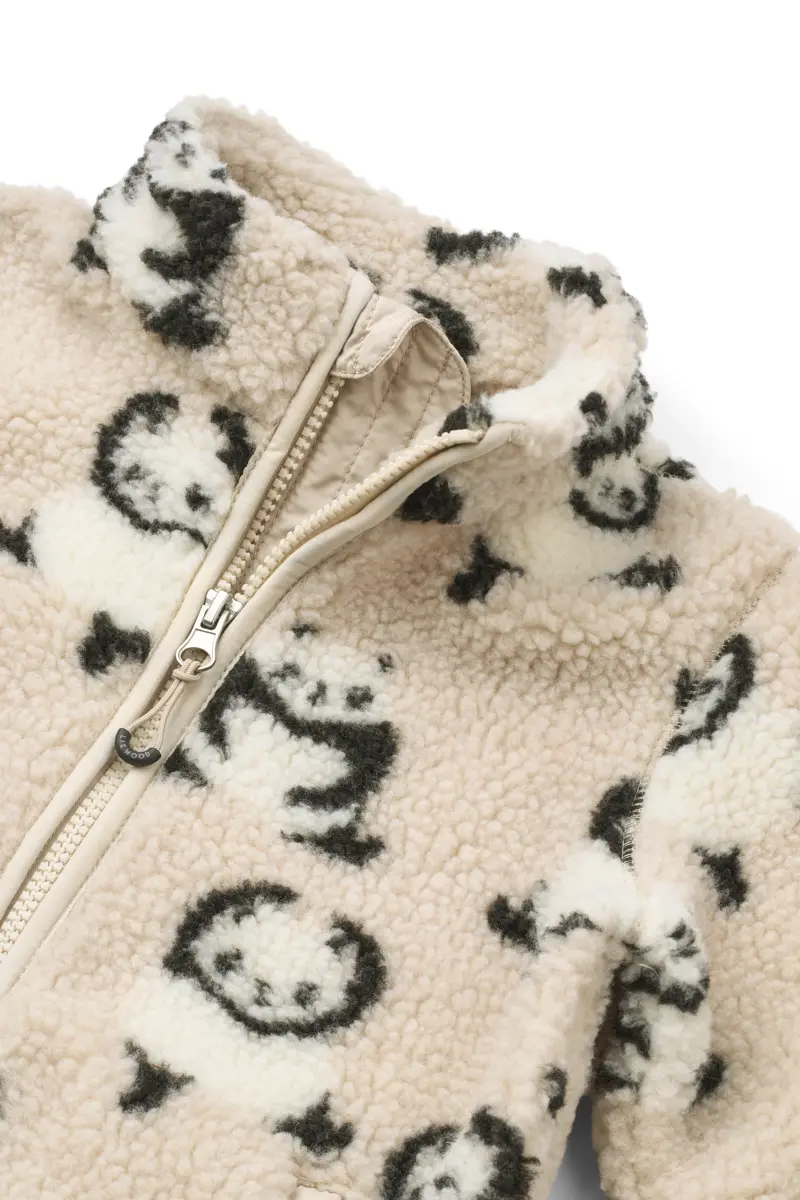 Liewood Nolan Sherpa Jacke für Kinder „Panda : Sandy“