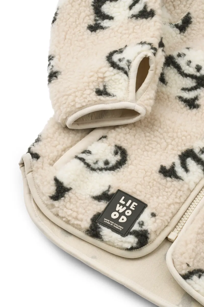 Liewood Nolan Sherpa Jacke für Kinder „Panda : Sandy“