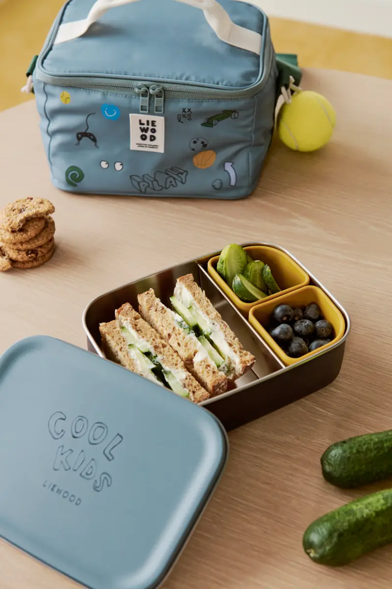 Liewood Nina Lunchbox „Cool kids / Dusty peppermint“