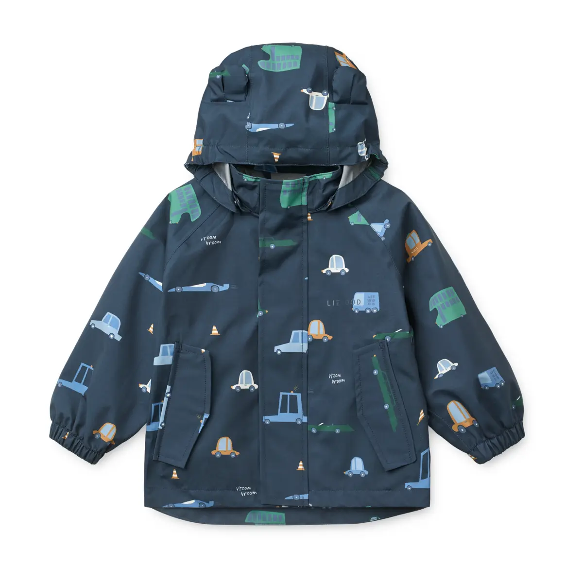 Liewood Softshell Regenbekleidungs-Set Manu „Cars / Classic navy“
