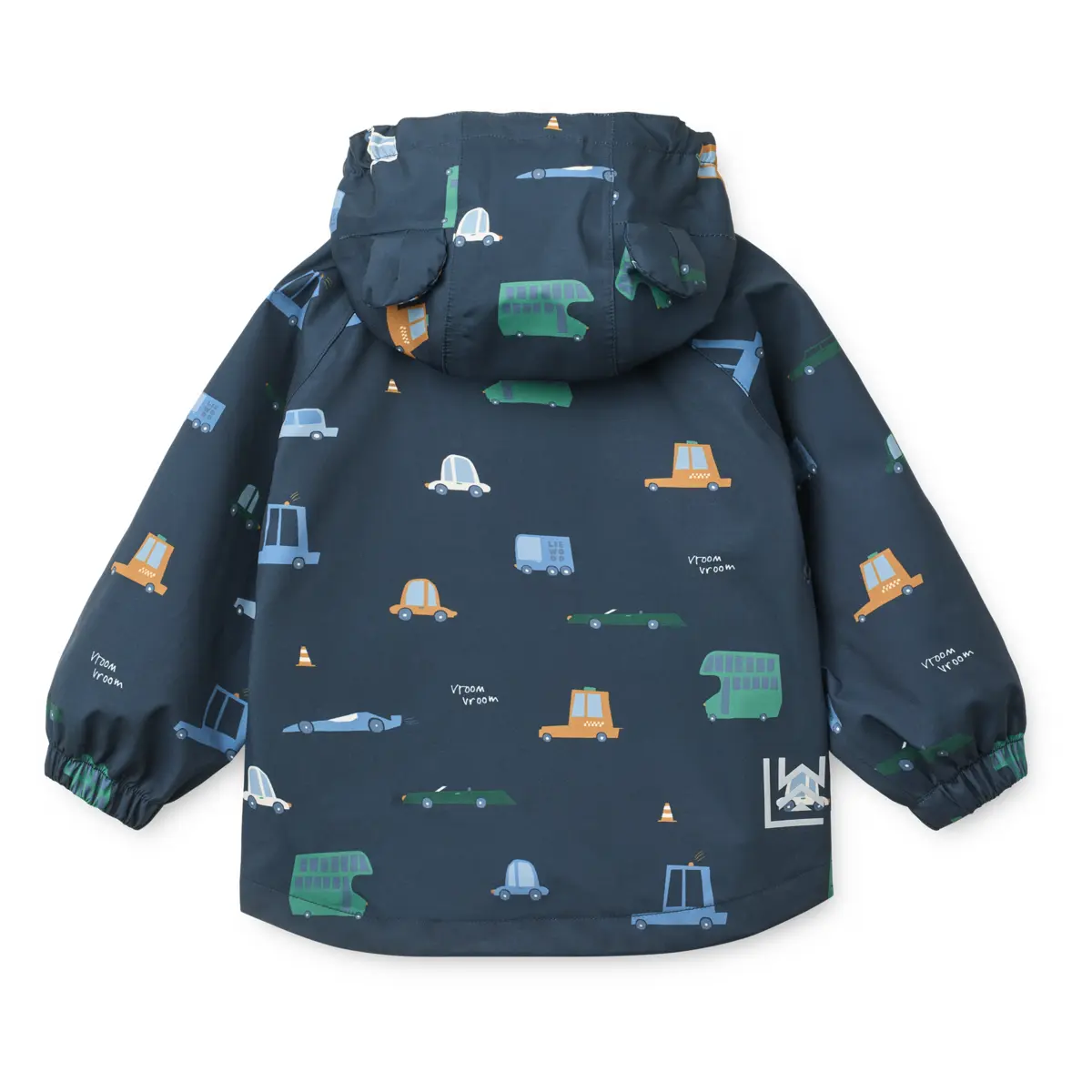 Liewood Softshell Regenbekleidungs-Set Manu „Cars / Classic navy“