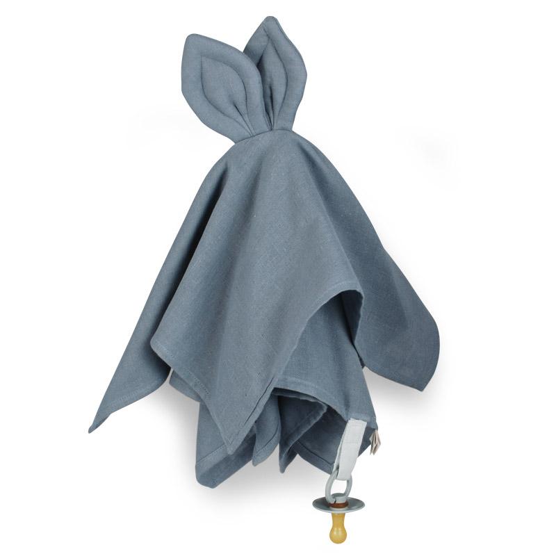 Saga Copenhagen Kuscheltuch Snoppa, Moonlight Blue, Bio : Oeko-Tex