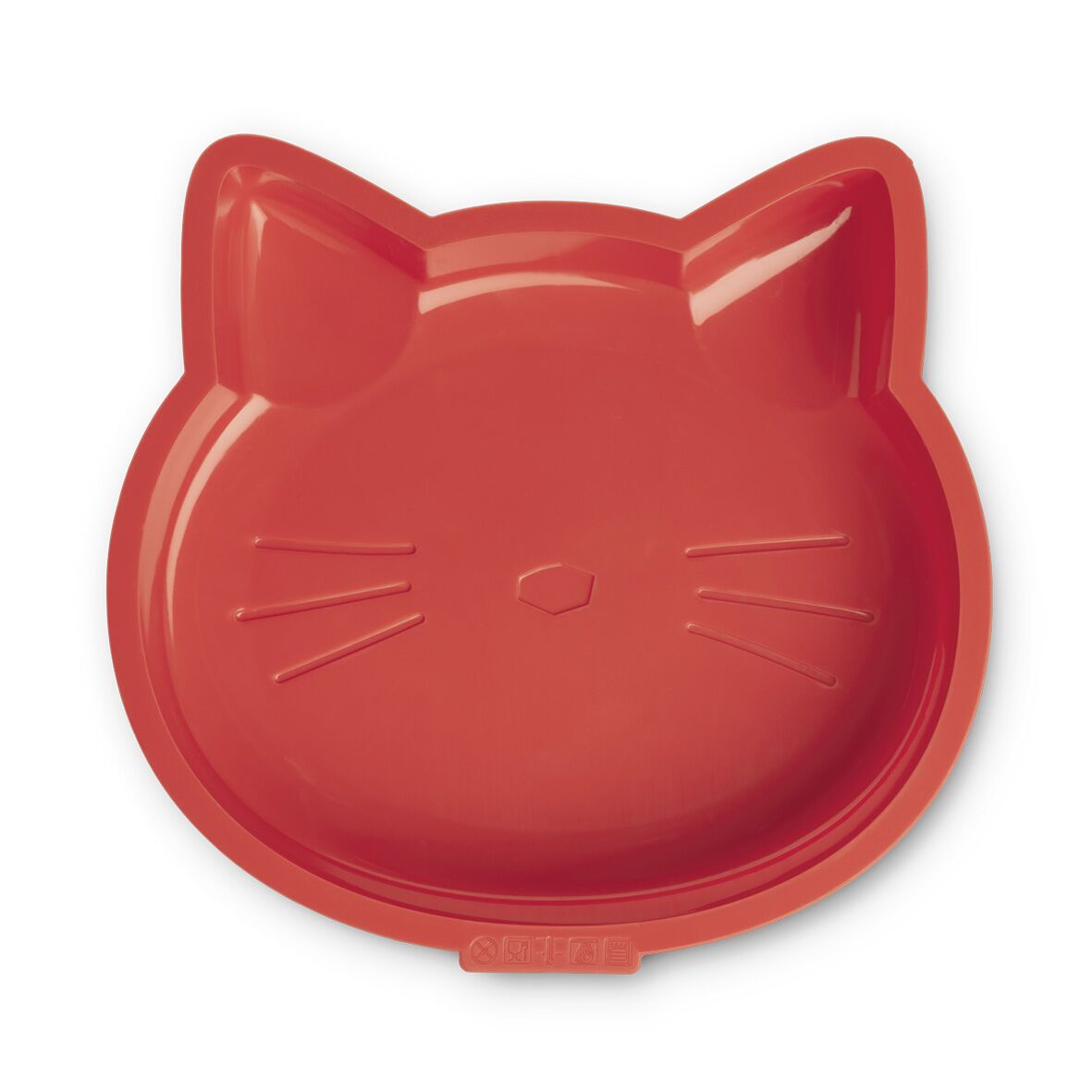 DELISTED Liewood Silikon Kuchenform Amory „Cat apple red“, B25cm – Bild 2