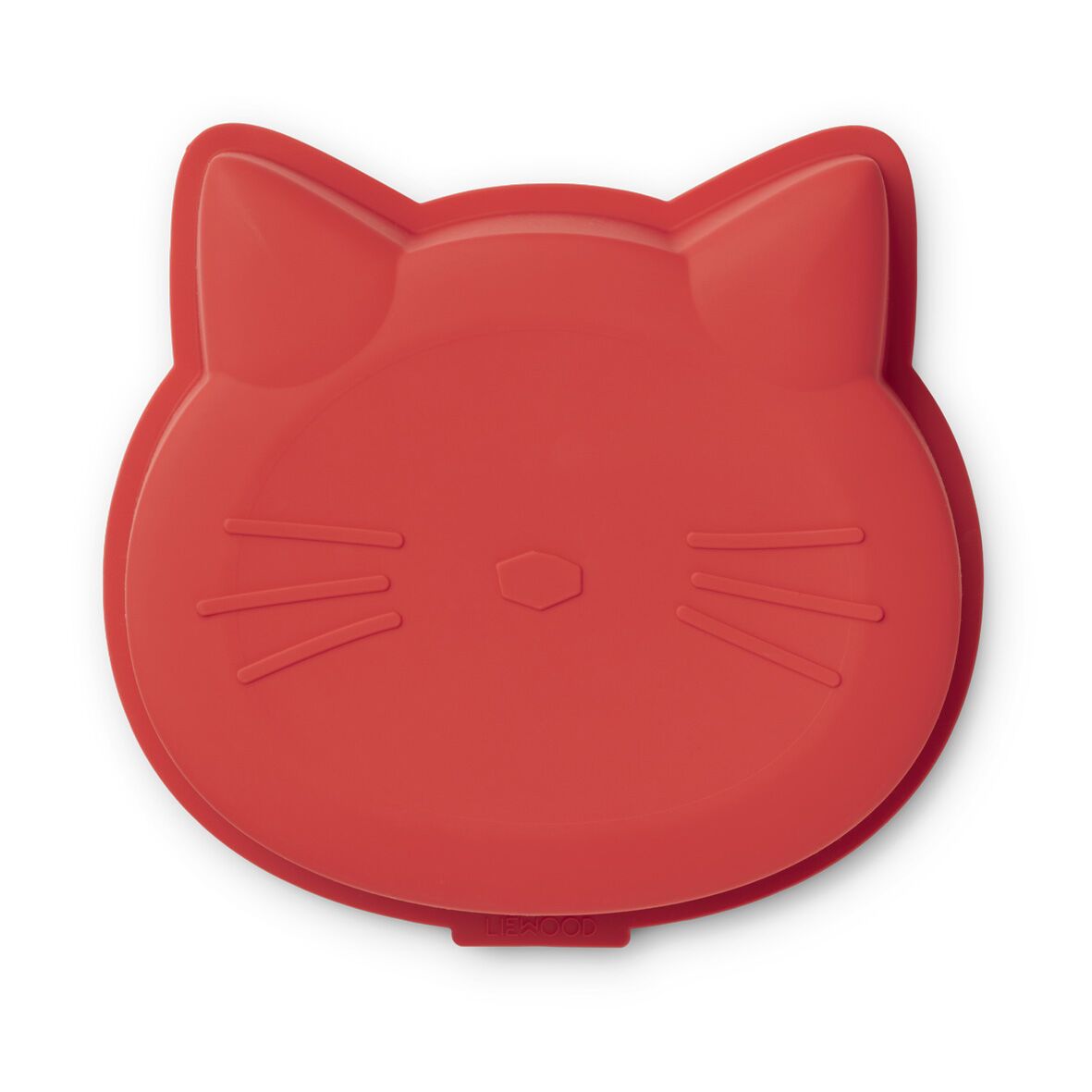 DELISTED Liewood Silikon Kuchenform Amory „Cat apple red“, B25cm – Bild 3