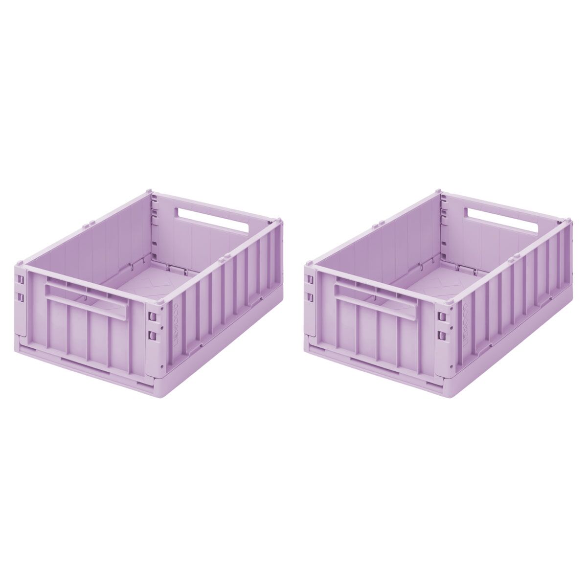 DELISTED Liewood Aufbewahrungsbox Weston „Light lavender“, Größe M, 2er-Set, 36x25x14cm