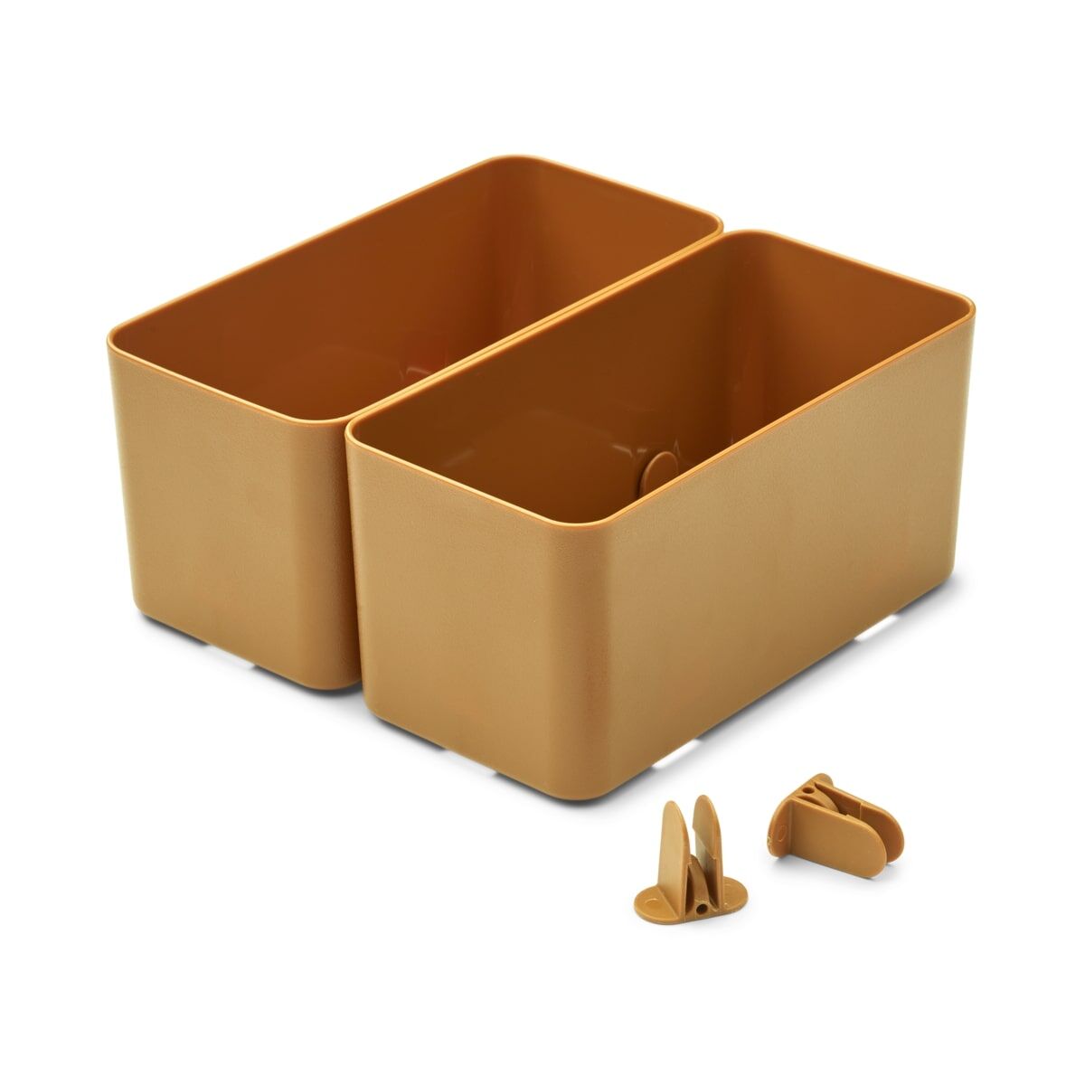 Liewood Aufbewahrungssystem Jamal „Golden caramel“, large, 2er-Set, 21x10,5cm
