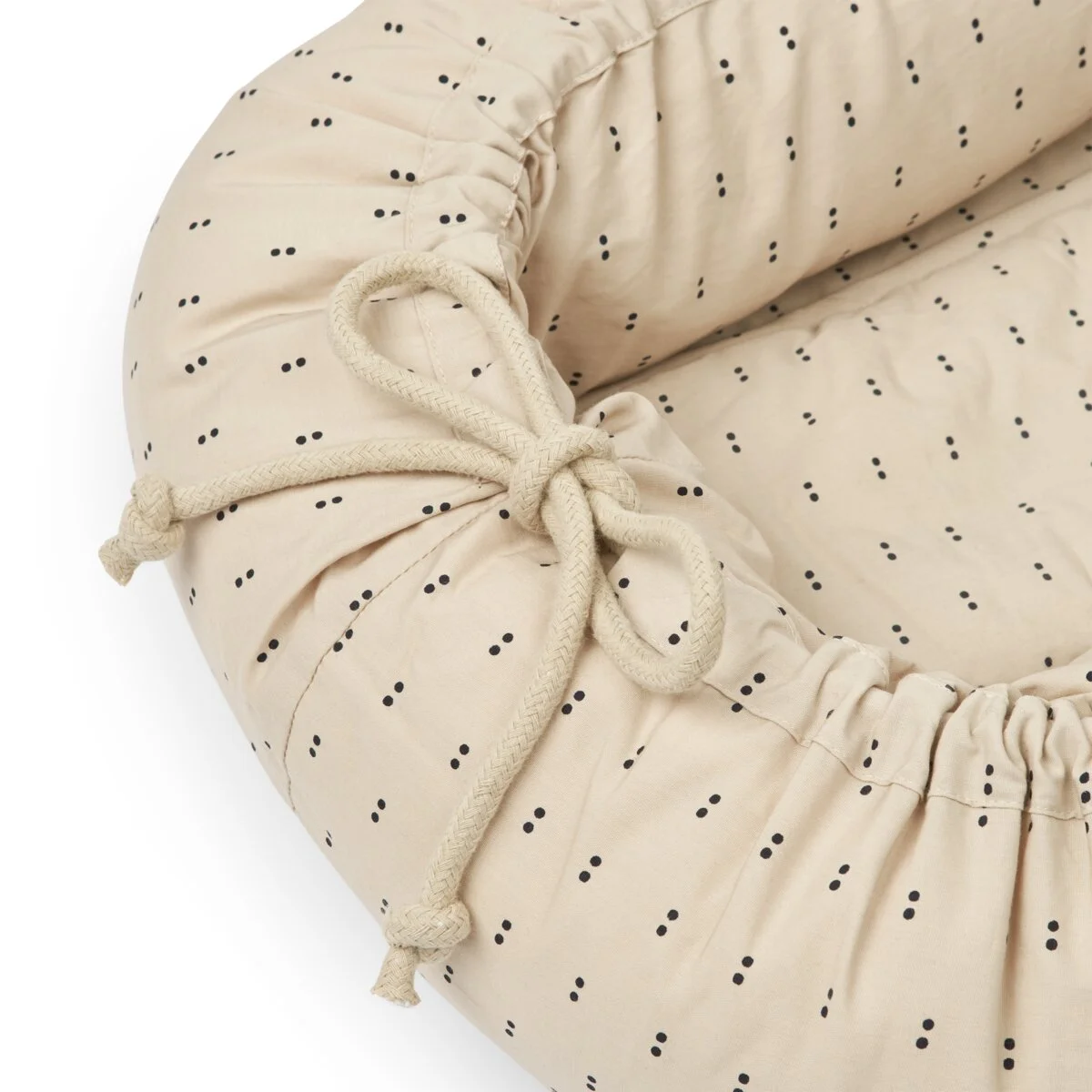 Liewood Gro Babylift / Babynest „Double dot / Silver lining“, Bio-Baumwolle