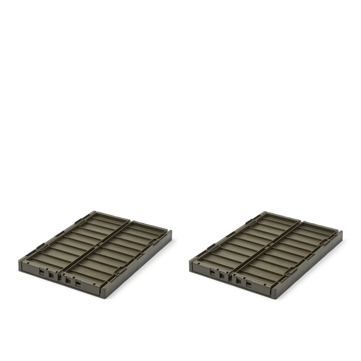 Liewood Aufbewahrungsbox Weston „Army brown“, Größe M, 2er-Set, 36x25x14cm