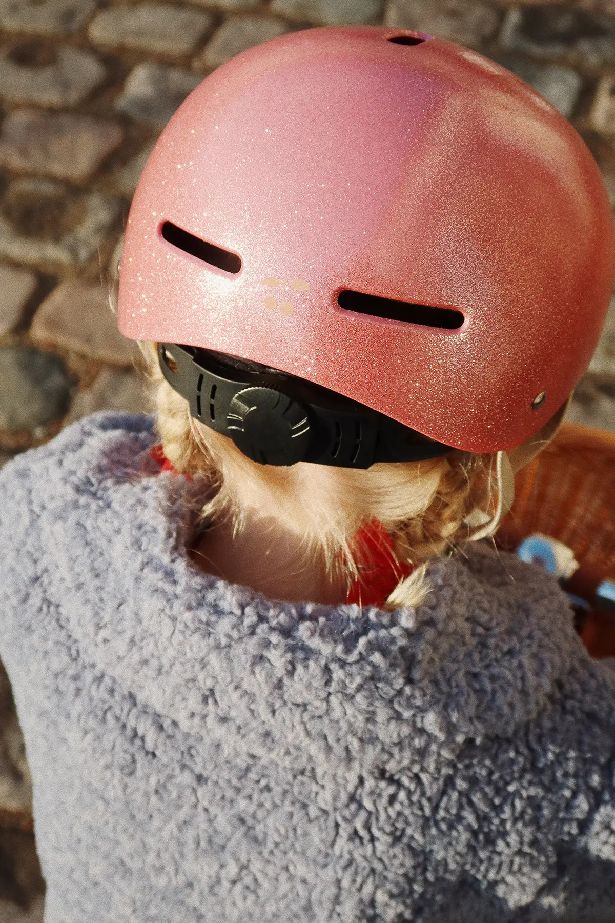 Konges Sløjd Kinder-Fahrradhelm „Glitter“