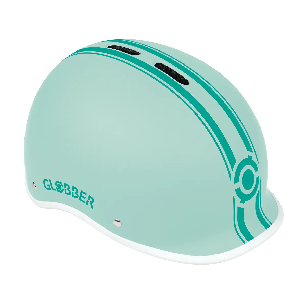 Globber Kinderhelm Master Lights, mint, Gr. XS/S, 47-51 cm