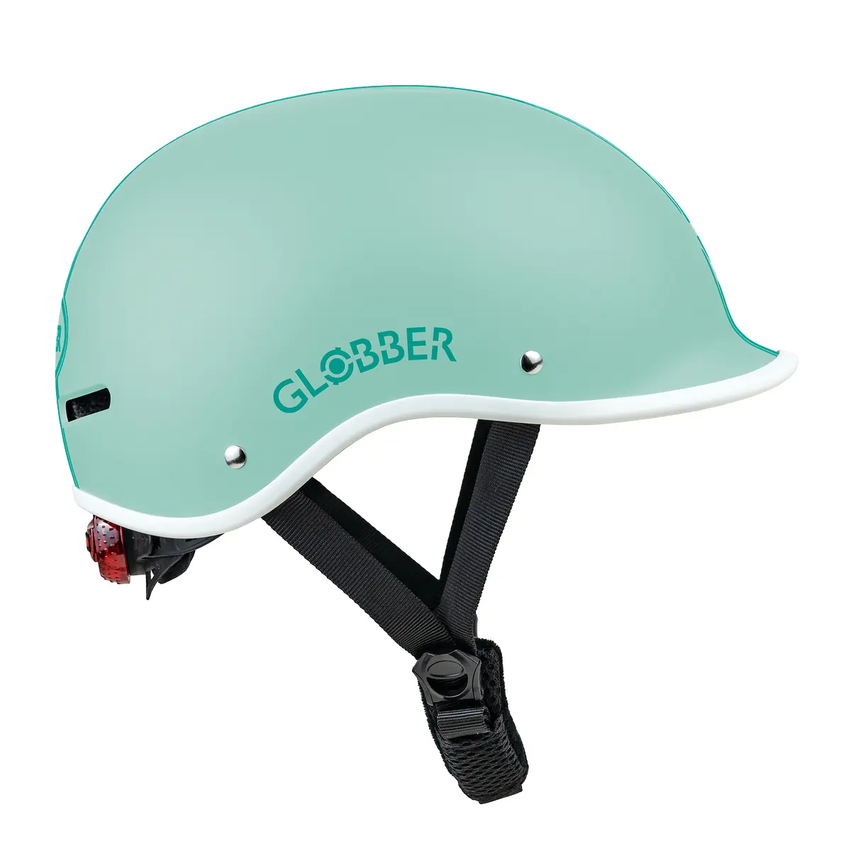 Globber Kinderhelm Master Lights, mint, Gr. XS/S, 47-51 cm