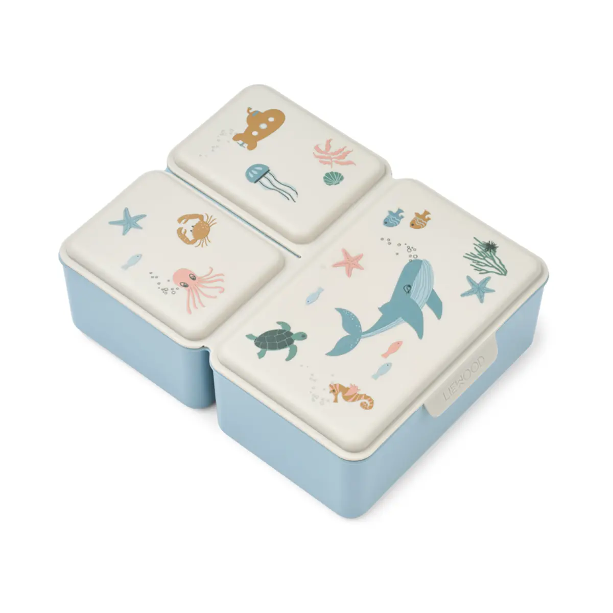 Liewood Lunchbox Driss „Sea creature / Sandy“