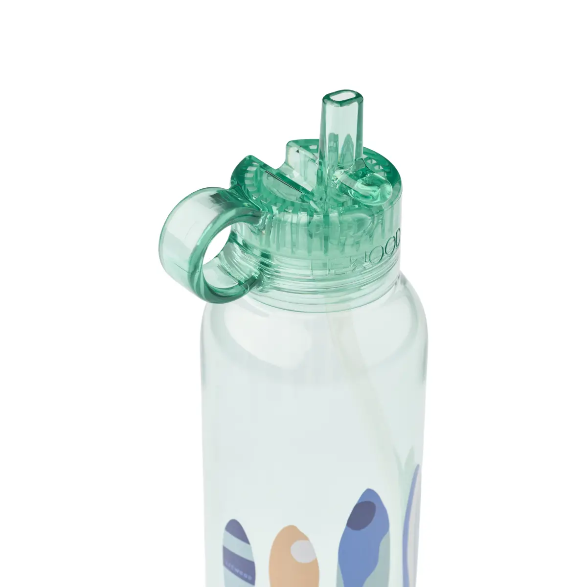 Liewood Tritan-Wasserflasche Yang „Boards / Light peppermint“, 500ml, auslaufsicher