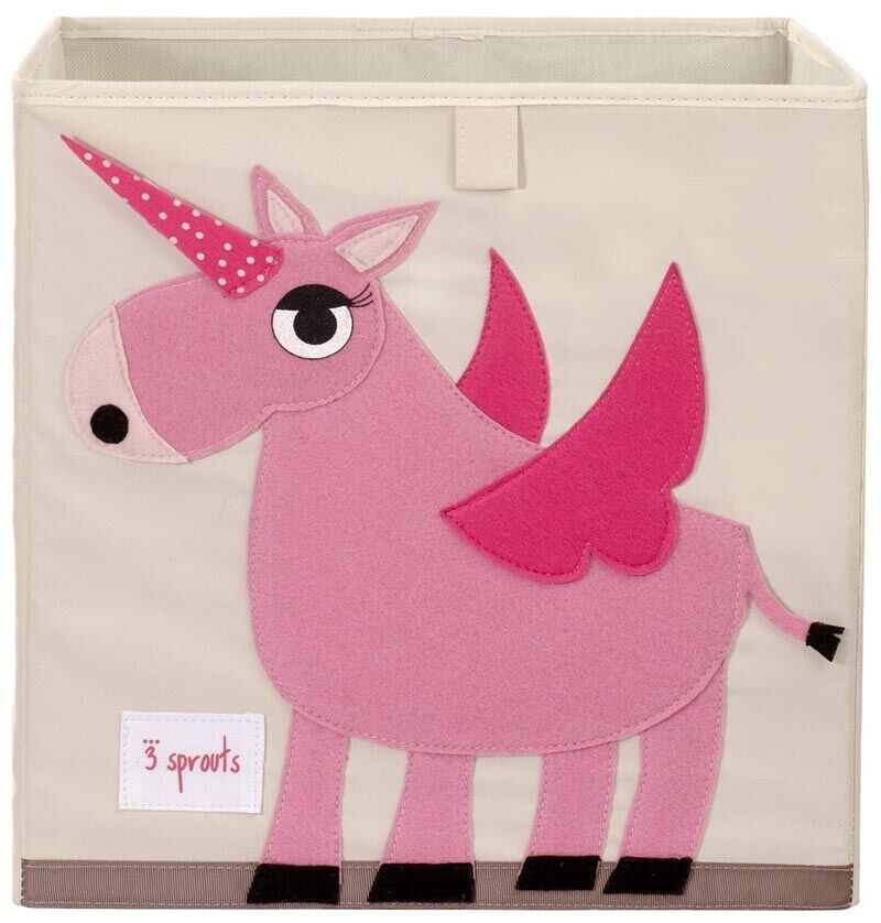 3 sprouts Aufbewahrungsbox Einhorn, 33cm