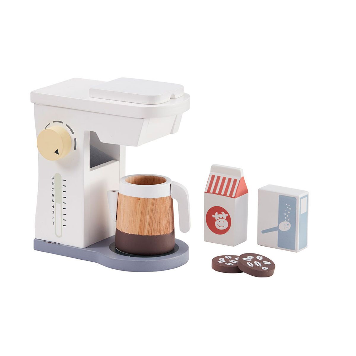 Kids Concept Kaffeemaschine mit Zubehör 01