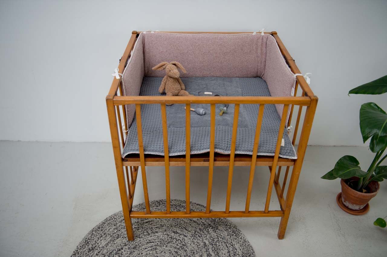 koeka Laufgitternest Vigo old pink, Nestchen 180x30cm im Laufgitter 2