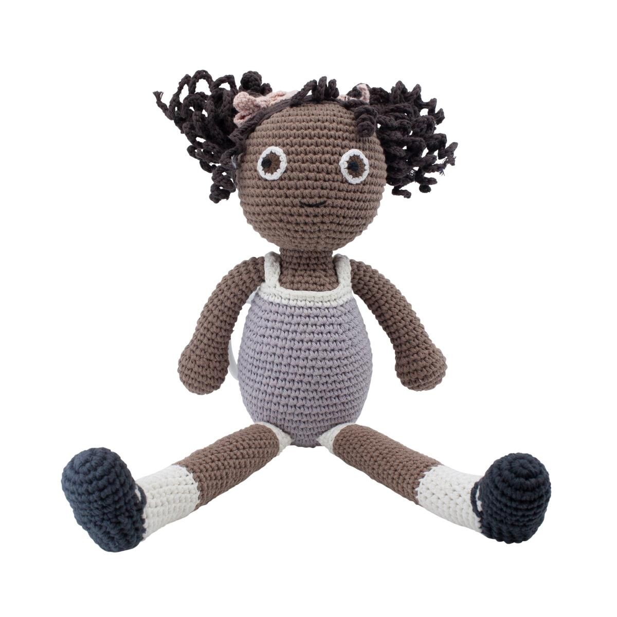 Sebra Häkelpuppe Poppy, 40cm