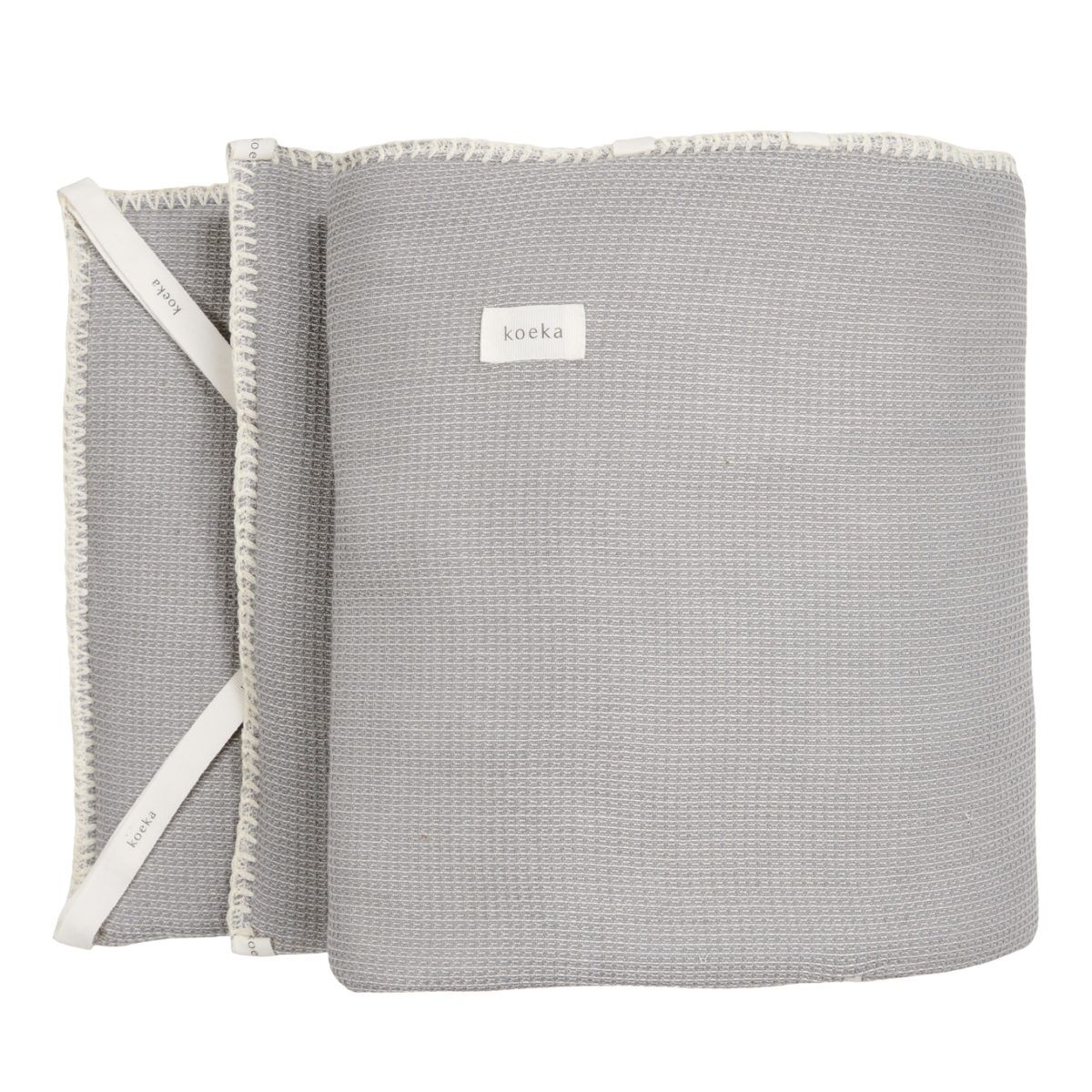 koeka Bettnestchen Cairo, steel grey, Laufstall- : Bettumrandung, 180x30cm