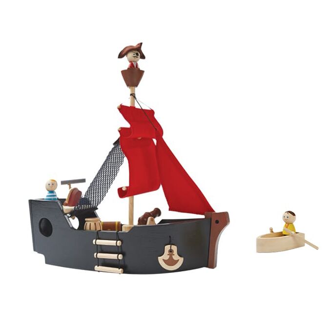 PlanToys Piratenschiff aus Holz 01