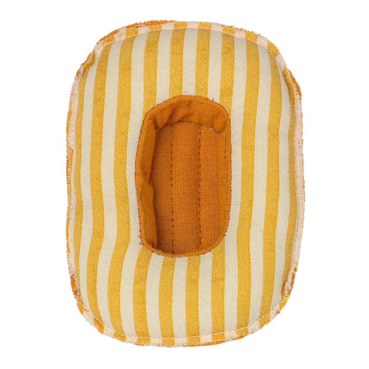 Maileg Miniatur Schlauchboot für Mäuse „Yellow stripe“ – Bild 3