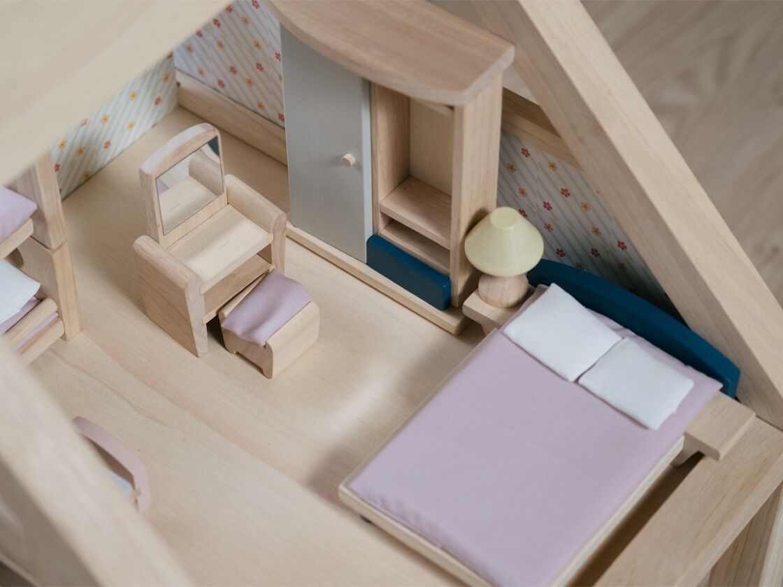 PlanToys Schlafzimmer „Orchard“ Puppenhausmöbel-Set 02