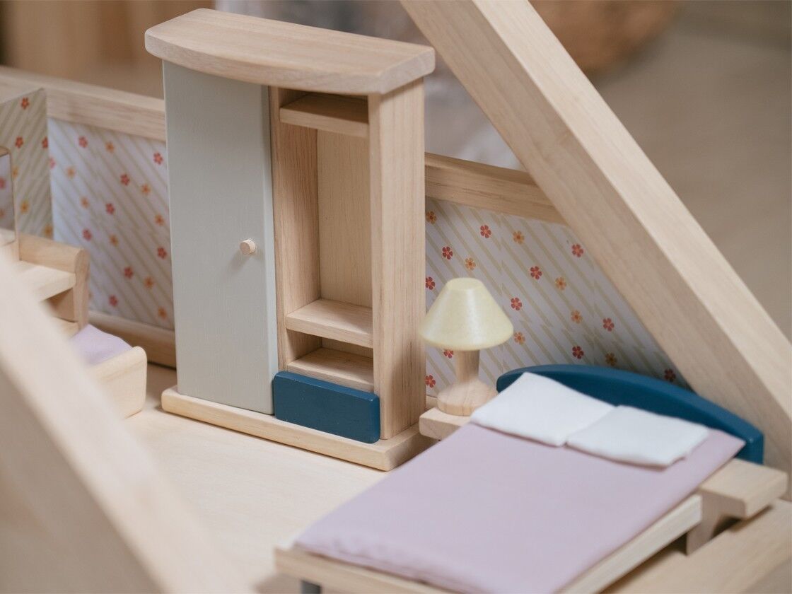 PlanToys Schlafzimmer „Orchard“ Puppenhausmöbel-Set 03